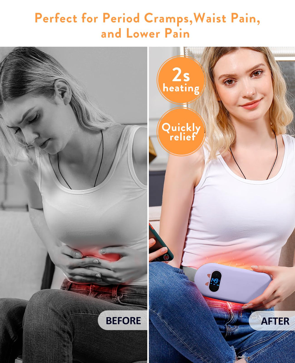 Shesangel 6 heat levels and 6 massage modes for customized comfort.