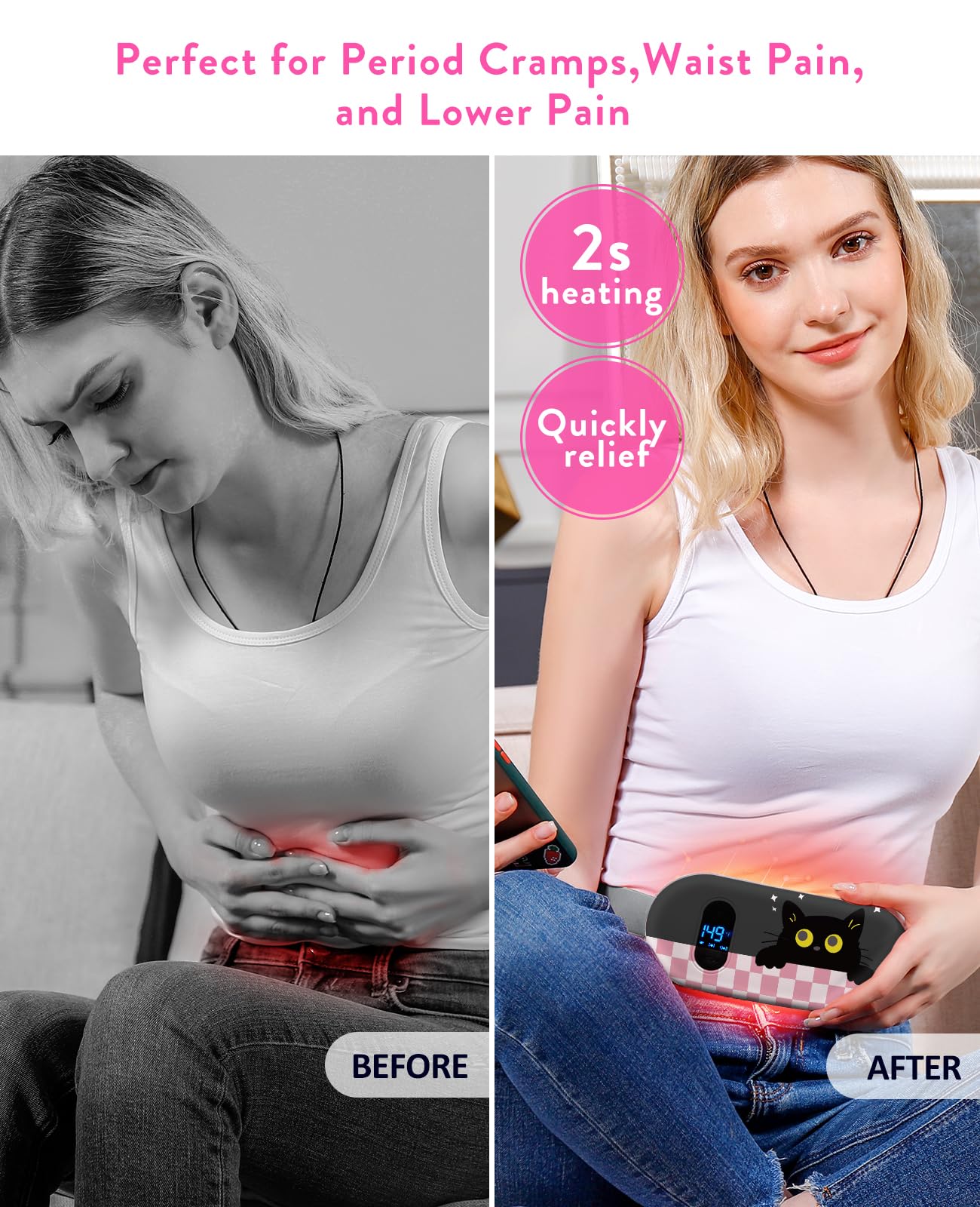shesangel six-levels heat for customized comfort