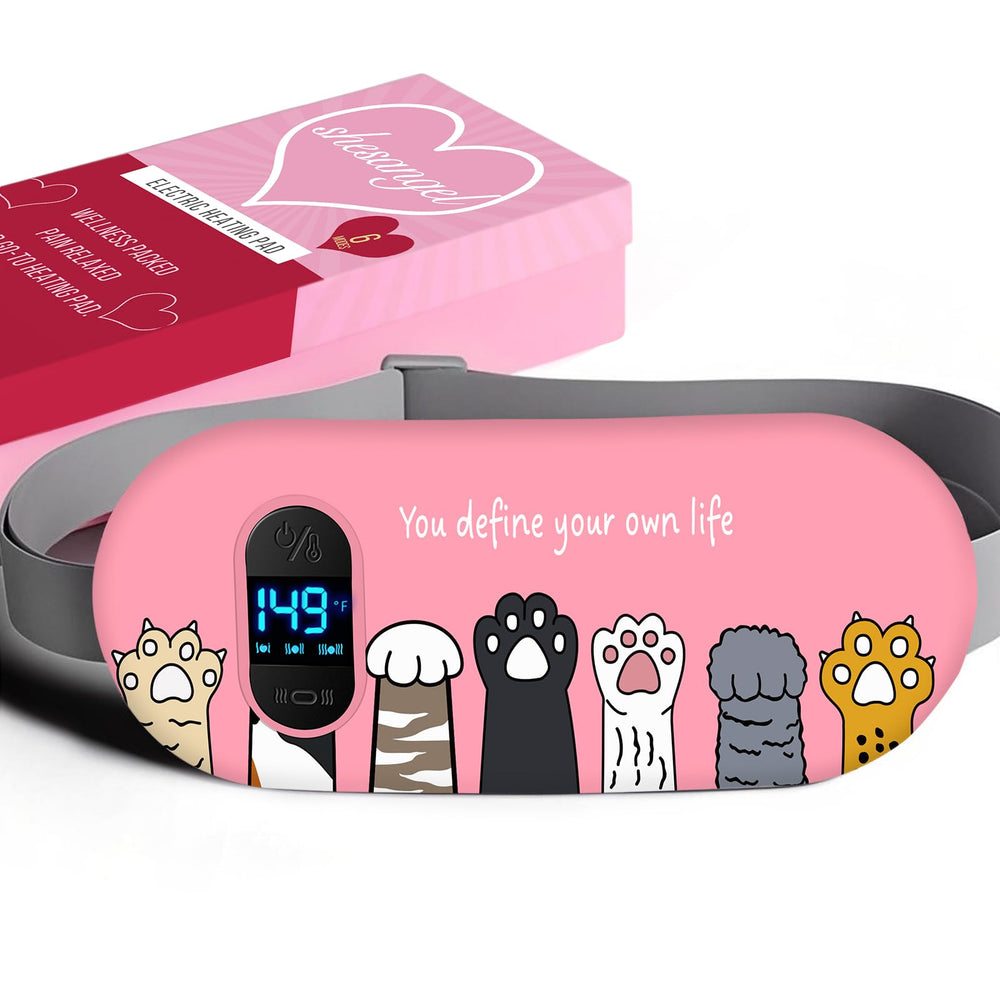 Shesangel portable heating pad design for easy, on-the-go warmth.
