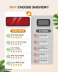 SHEVIEW pad positioned at waist and hips for focused comfort.