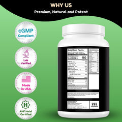 SHIFAA NUTRITION Gluten-free, non-GMO whey suitable for keto and allergies