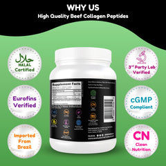 SHIFAA NUTRITION grass-fed bovine source for collagen