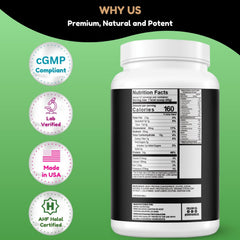 SHIFAA NUTRITION protein scoop illustrating convenient serving size for daily use.