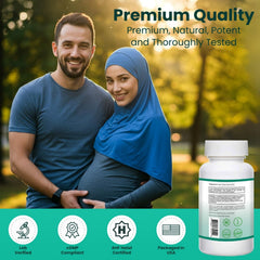 Keto-friendly prenatal softgels on a neutral background for keto-friendly diets