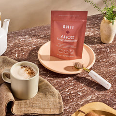 SHII AHCC Daily Immunity Powder on the go supports busy lifestyles with easy mixing