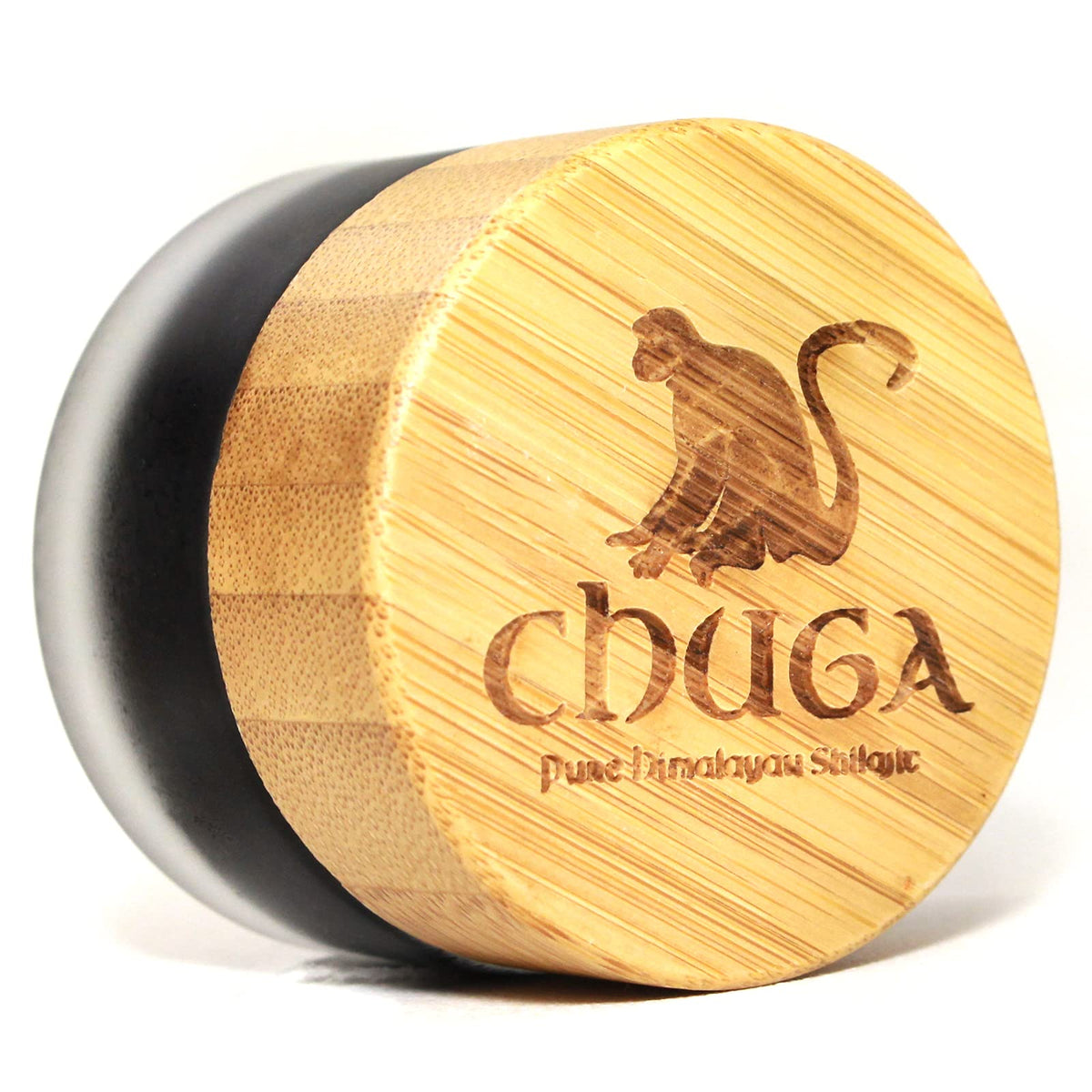 Chuga Shilajit resin bottle 0.7 oz highlighting purity for daily vitality.