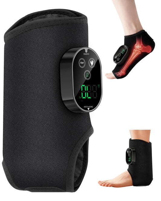 Shinbox 2in1 foot and ankle massager with heat and vibration for soothing relaxation