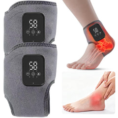 Shinbox Foot Renew ankle massager front view, cordless and ready for on-the-go relief.
