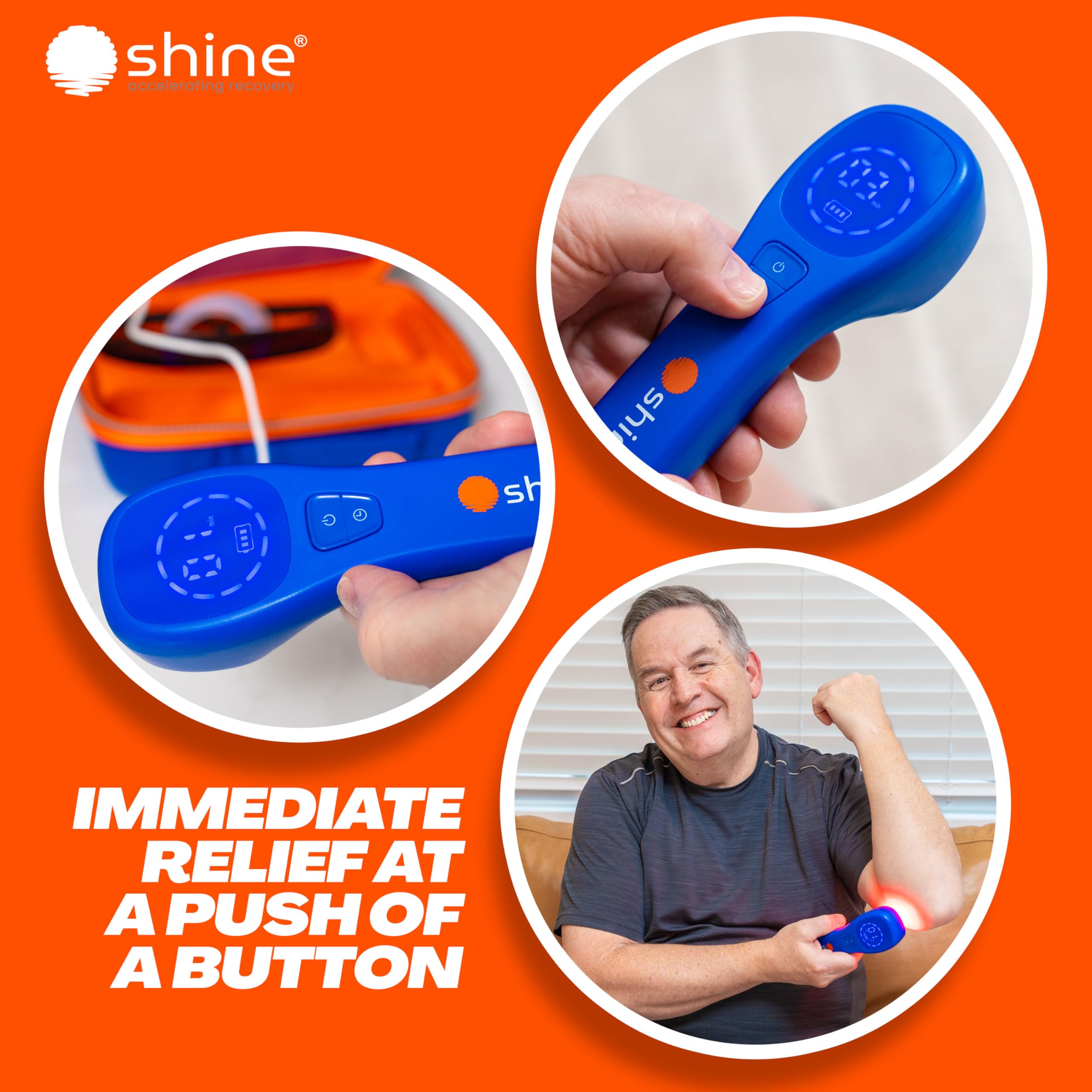 SHINE Relief suitable for pets, promoting non-invasive comfort