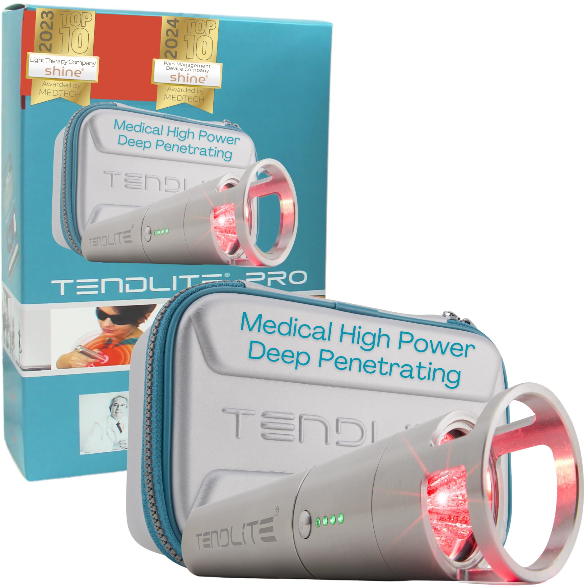 SHINE Tendlite Pro compact design supports portable daily recovery routines