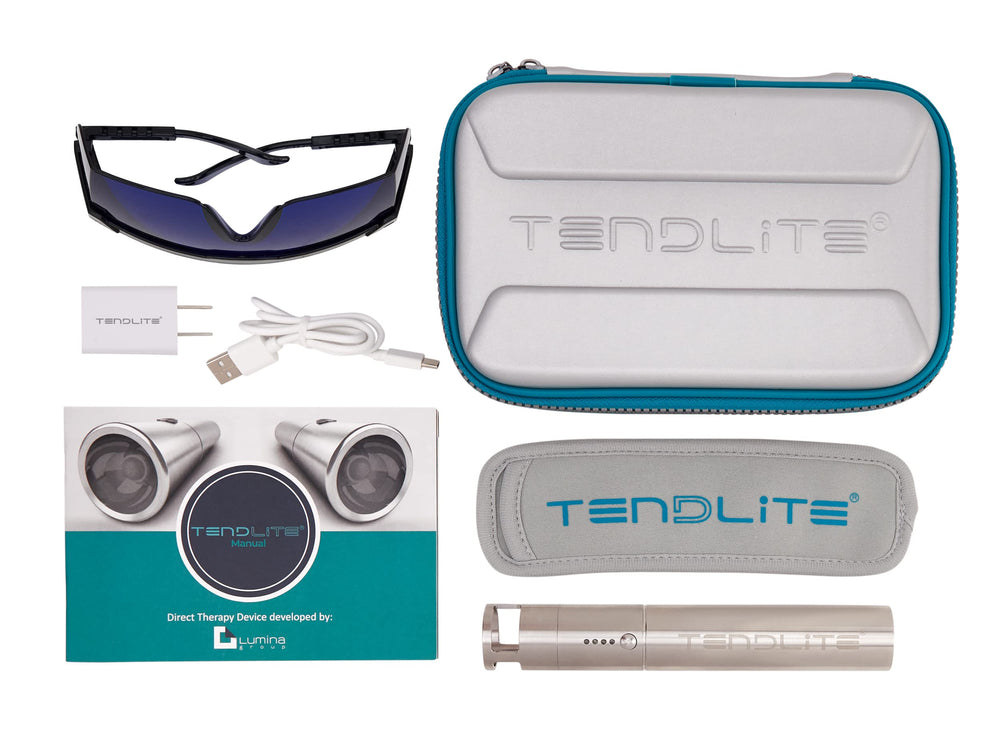 SHINE Tendlite Pro close-up of LEDs highlighting natural light therapy potential