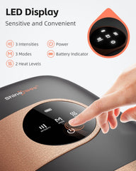 SHINE WELL hand massager with air compression for customizable comfort