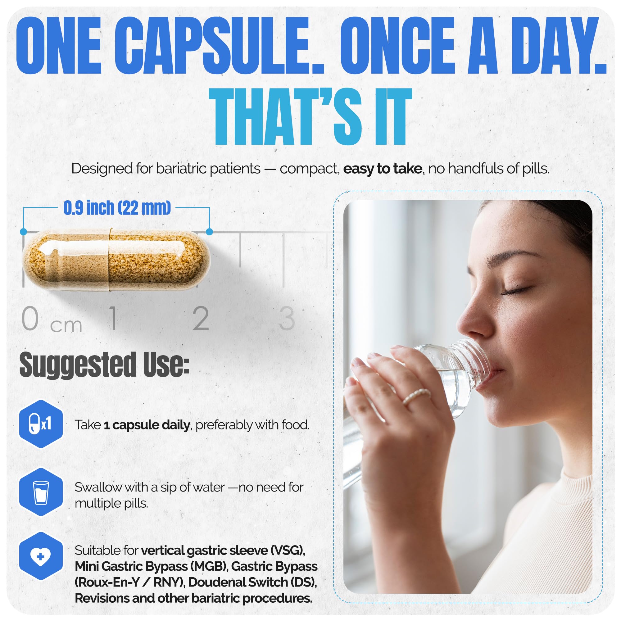 Shiny Leaf Methylated Bariatric Multivitamin US-made badge signals trusted manufacturing