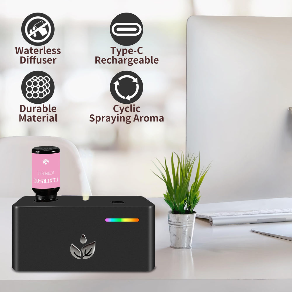 Shonoppy diffuser USB-powered and portable for travel and desk use