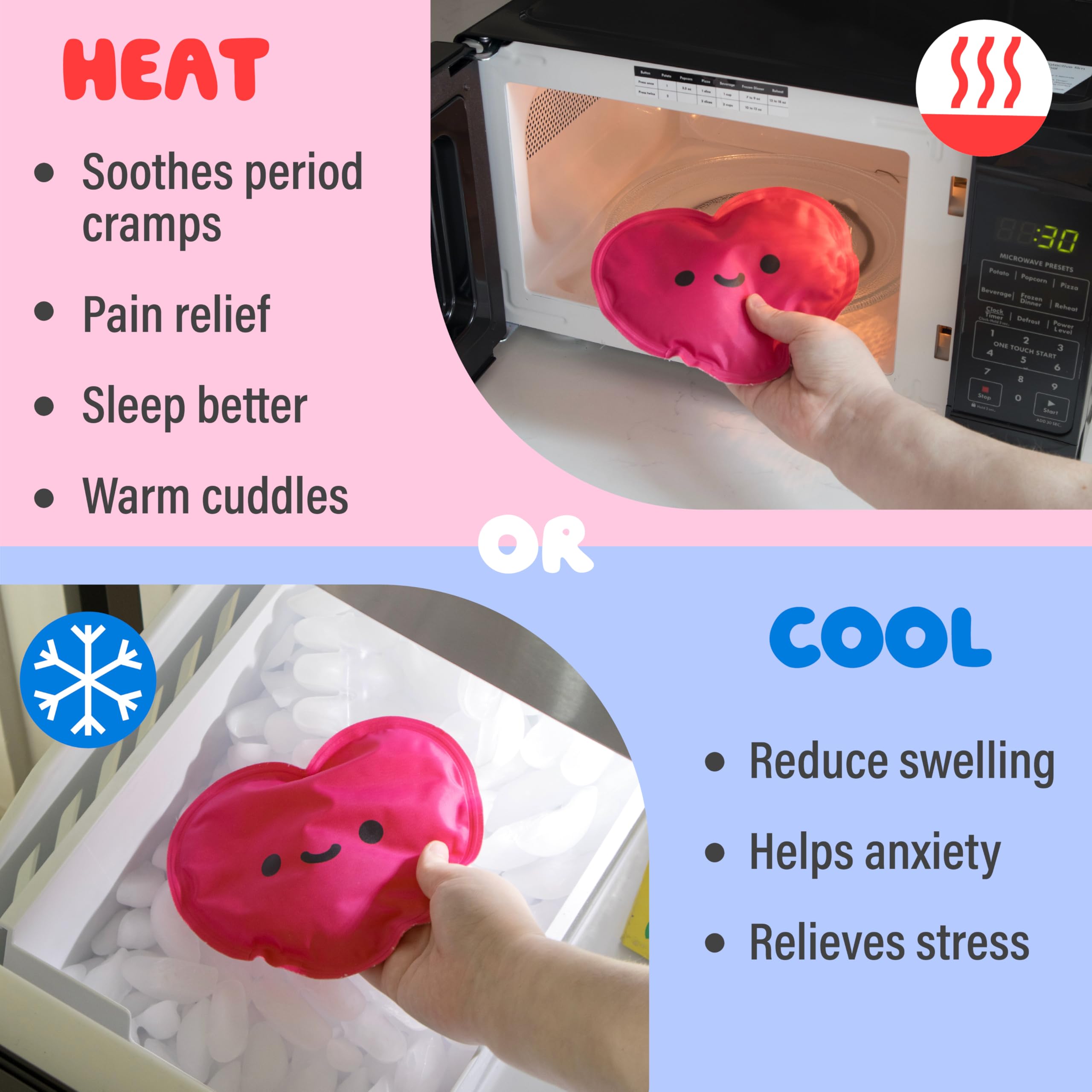 Shopzoki Strawberry Cow Cord-free Plush lets you snuggle freely without cords.