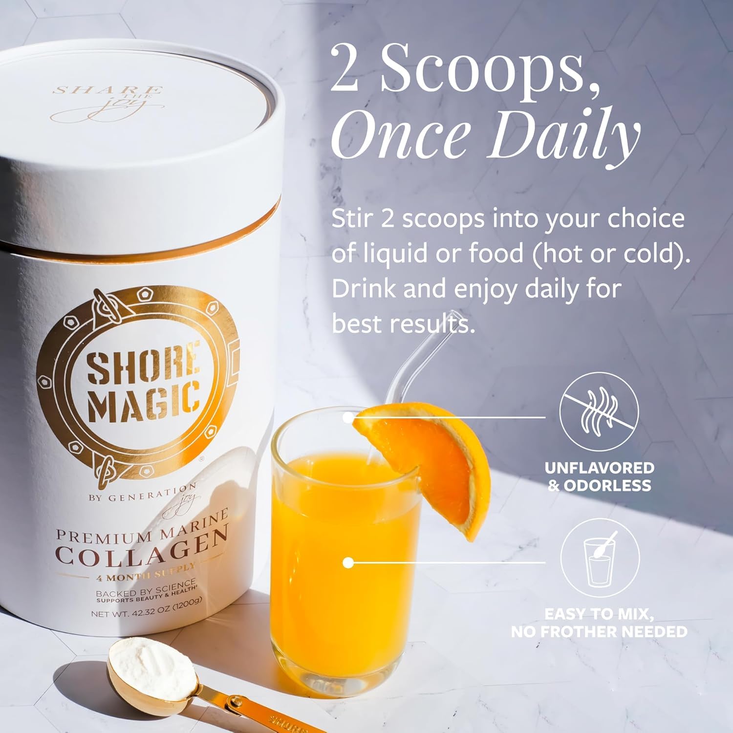 Shore Magic 4-month supply packaging for long-term use