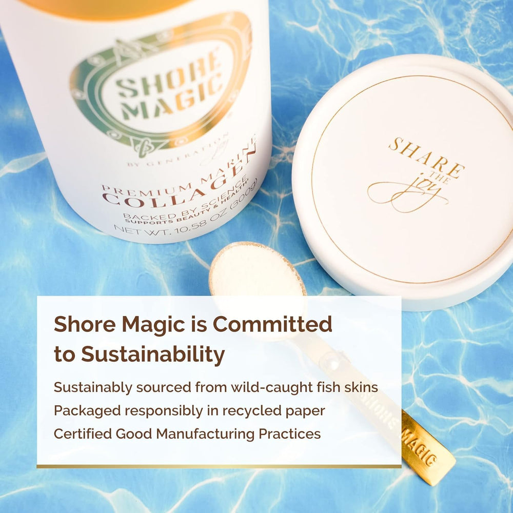 Shore Magic Marine Collagen Powder ingredients panel clarity