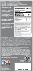 Shrumfuzed child-resistant packaging ensures dose precision and safety.