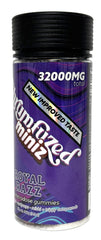 Shrumfuzed Miniz taste-improved sticker on the jar emphasizing flavor upgrade