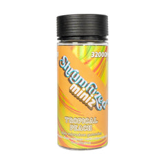 Shrumfuzed Miniz tropical peach bottle with convenient daily nootropic gummies