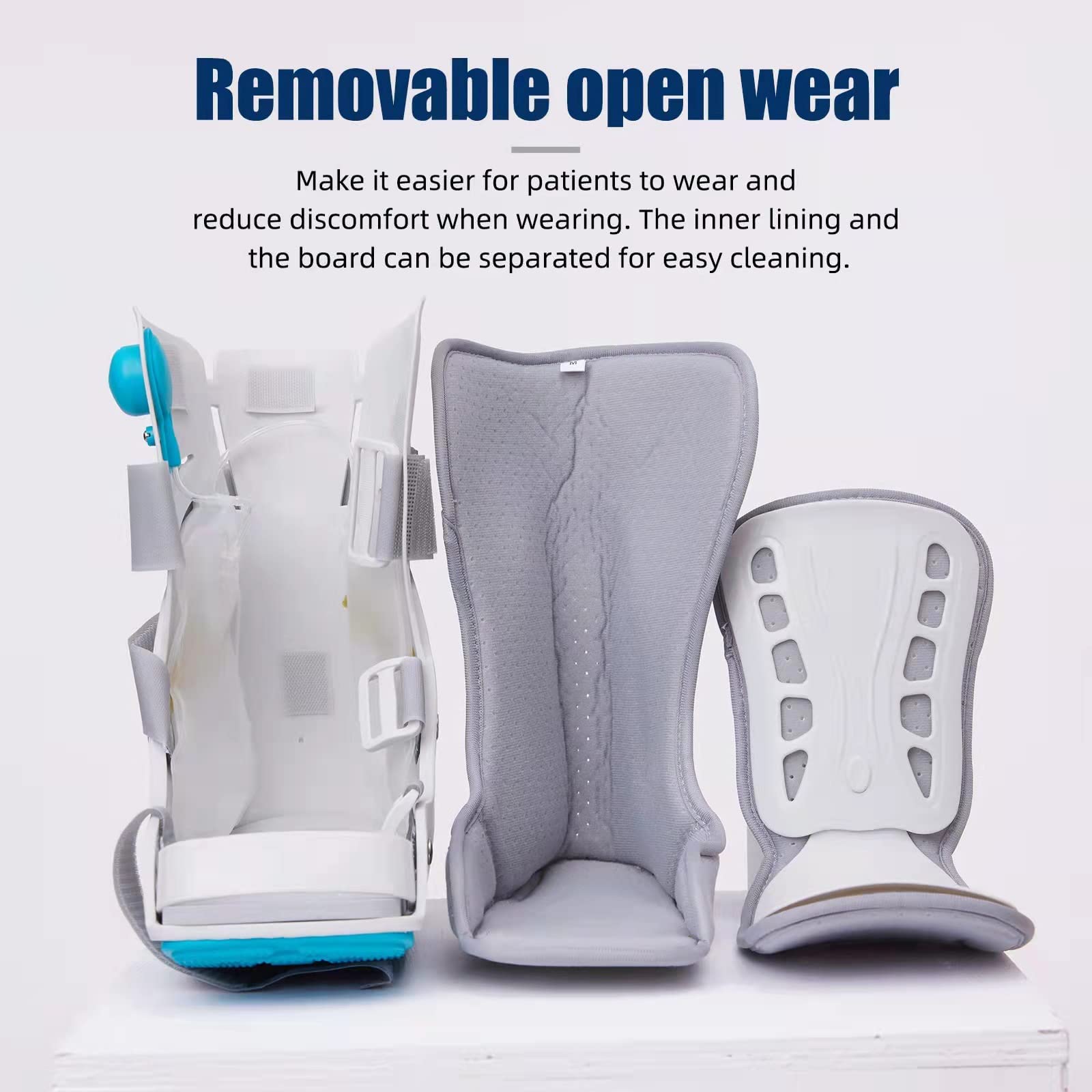 Shuyan Jiao Cam Walker fracture boot rocker soles improve natural gait.