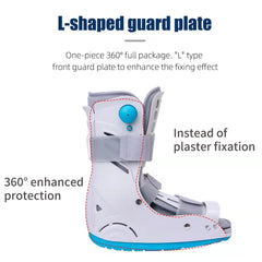 Shuyan Jiao Cam Walker fracture boot soft lining keeps skin dry.