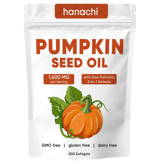 Shwfhi Belano pumpkin seed oil capsules bottle for daily hair and scalp nourishment.