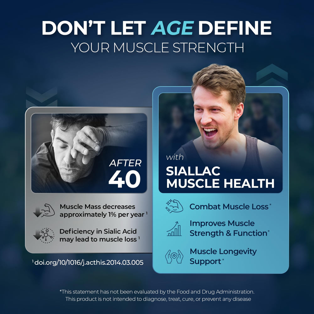 Grip-strength test with SIALLAC product suggesting potential strength improvements.