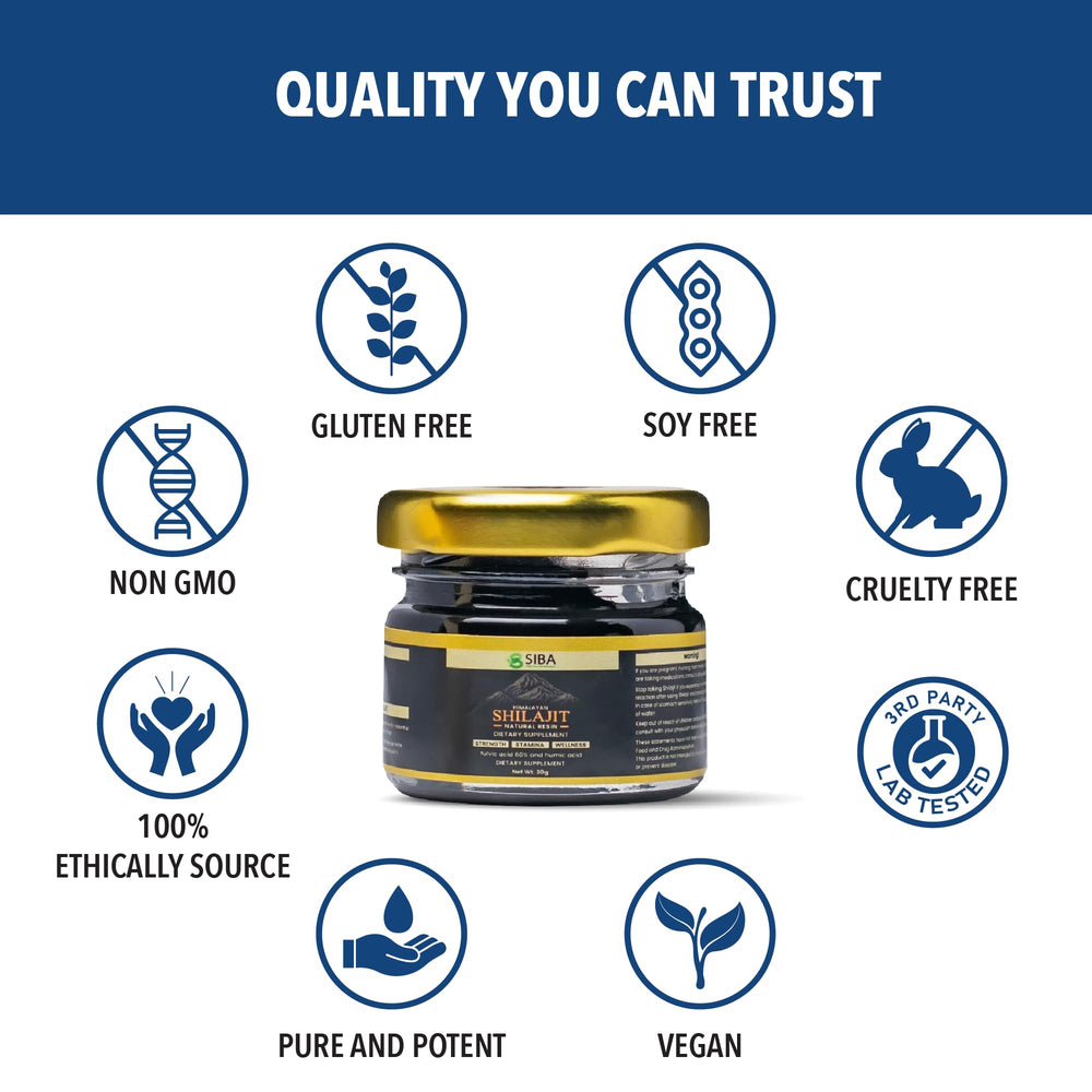 Siba Himalayan Shilajit Resin dissolving in tea or milk for daily routine