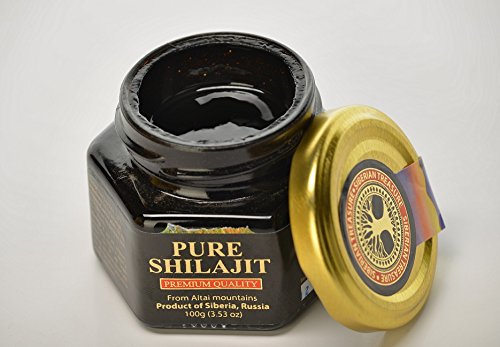 Siberian Treasure resin dispensed spoon demonstrates convenient daily dosing.