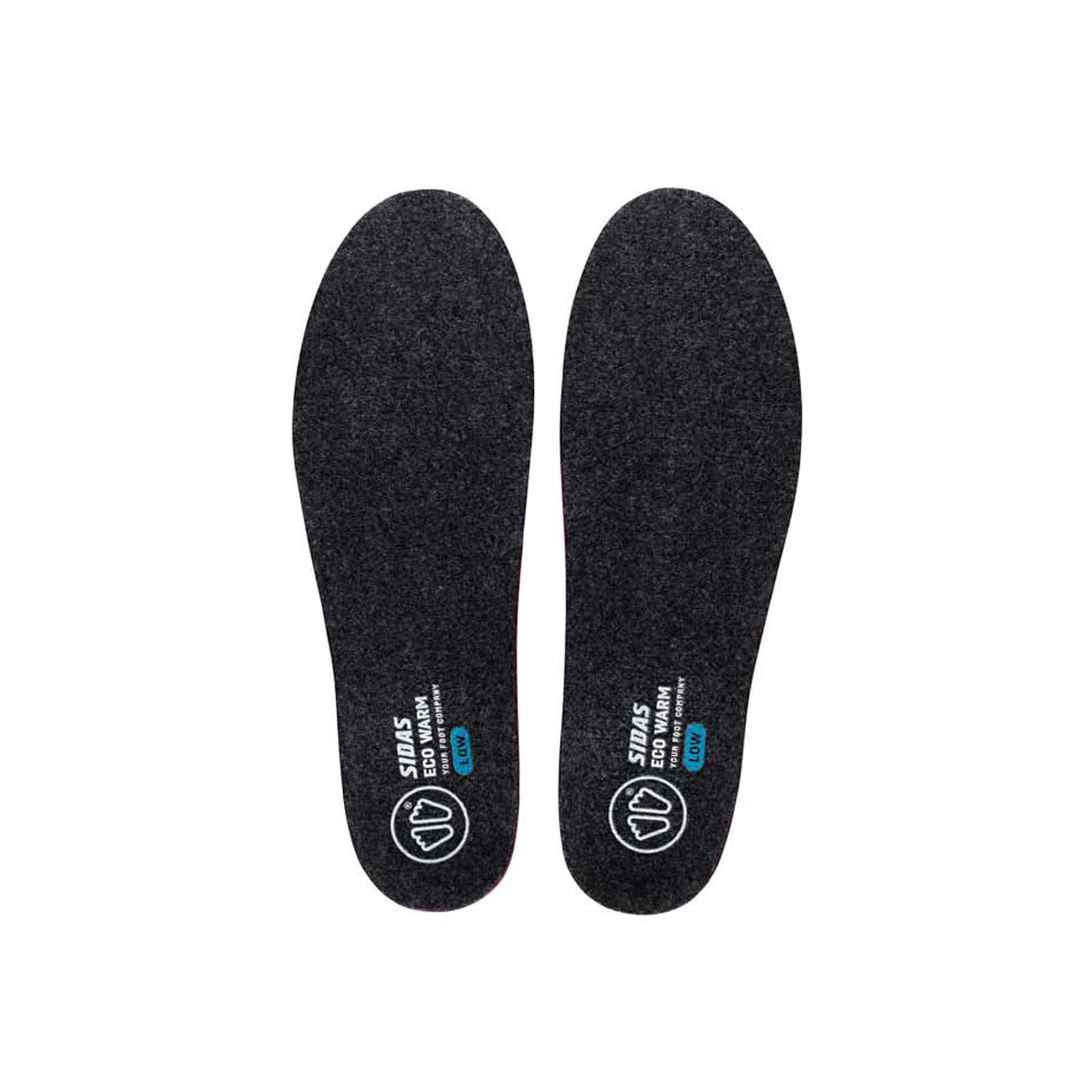 Close look at SIDAS 3Feet Warm insoles EVA shell for stable boot alignment
