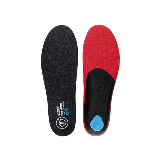 SIDAS 3Feet Warm insoles, low-arch view, enhanced foot support on the slope