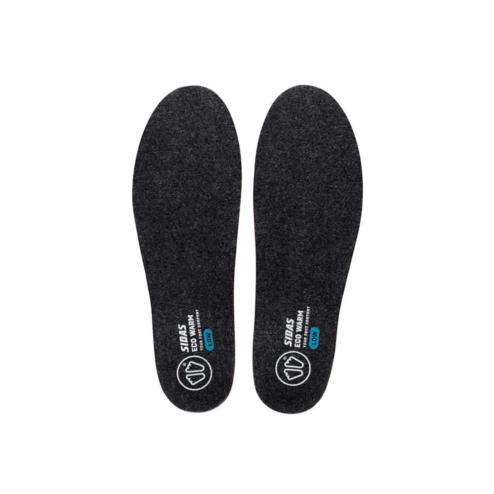 Sidas 3Feet Warm insoles close-up showing arch-support for stability on slopes.