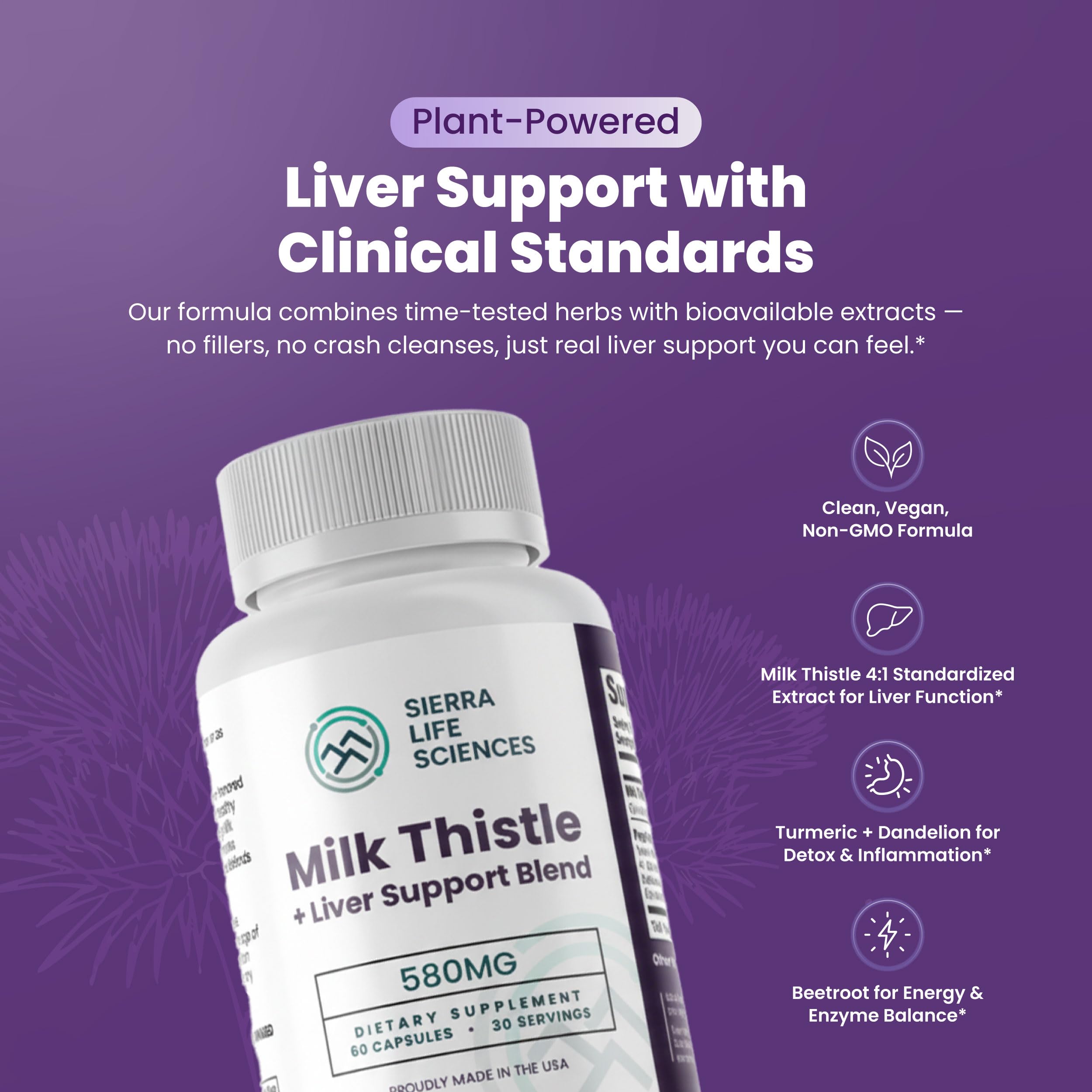 SIERRA LIFE SCIENCES Black Pepper Extract bottle shows absorption boost