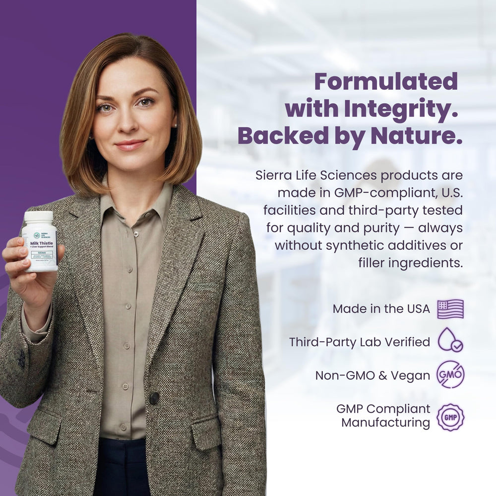 SIERRA LIFE SCIENCES Dandelion Root visual suggests natural fluid balance