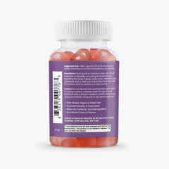 Sierra Life Sciences melatonin gummy made-in-USA seal indicates domestic production quality.