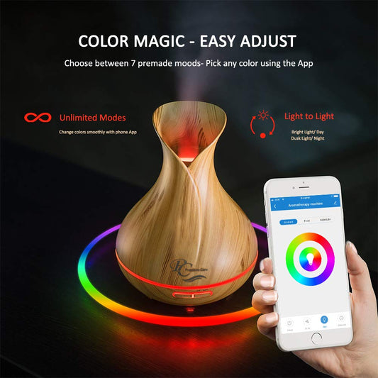 Sierra Modern Home Smart Diffuser app control for remote scent customization