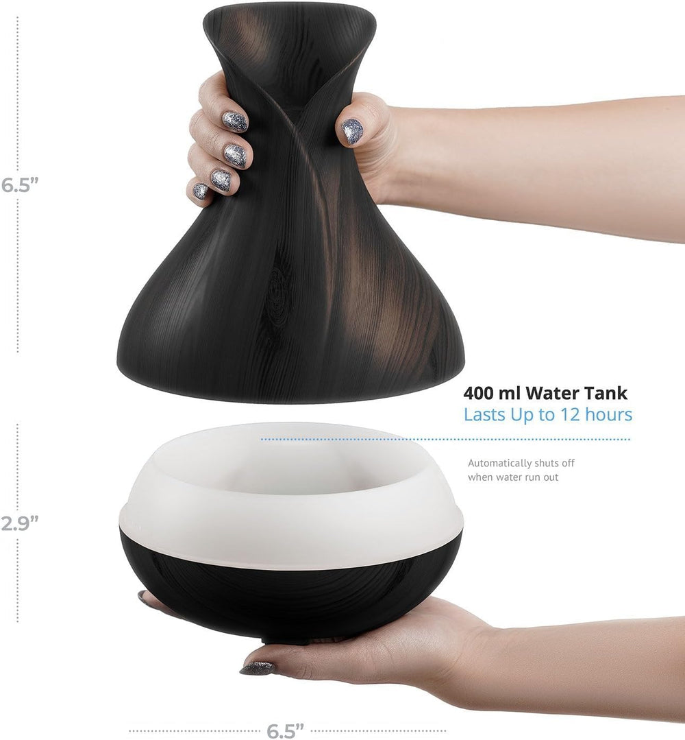Sierra Modern Home Diffuser with Alexa and Google Assistant for hands-free control