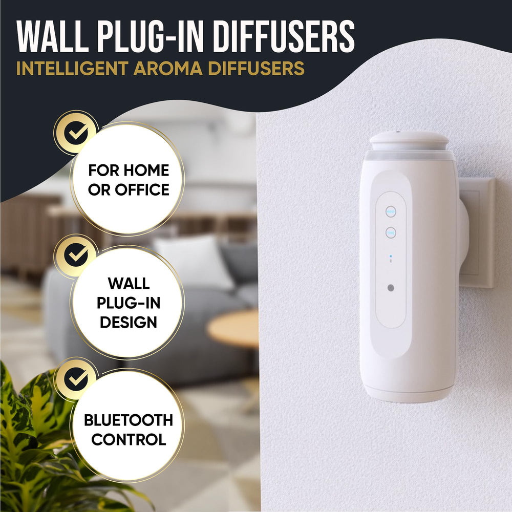 Signature Scents diffuser with Bluetooth control for easy scent management