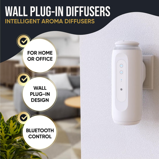 Signature Scents diffuser with Bluetooth control for easy scent management