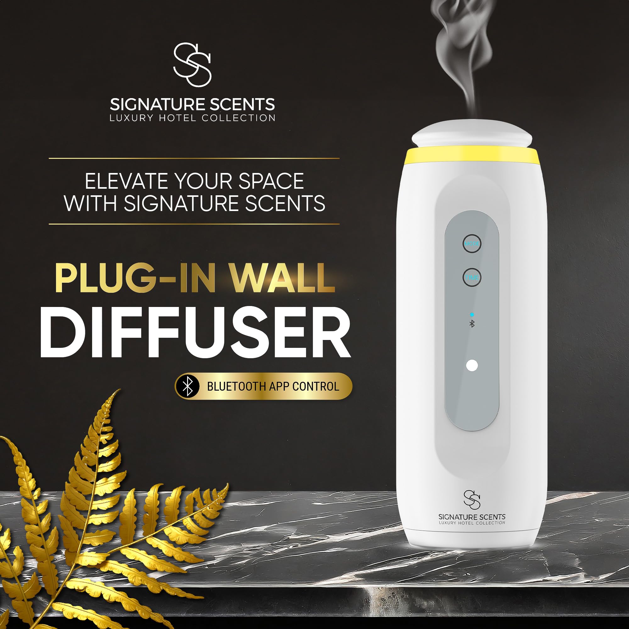 Signature Scents diffuser night light mode adds warm ambience in dim settings
