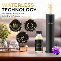 Signature Scents Wild Ambition living room setup demonstrates hotel-grade ambience at home.
