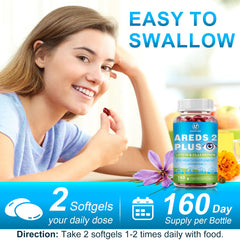SIGNILIFE AREDS 2 Plus retail-ready bottle communicates eye health supplement synergy.
