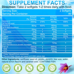 SIGNILIFE AREDS 2 Plus softgels close-up highlights convenient daily eye nutrition.