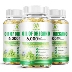 Signilife oregano oil softgel bottle with high-potency oregano for daily support