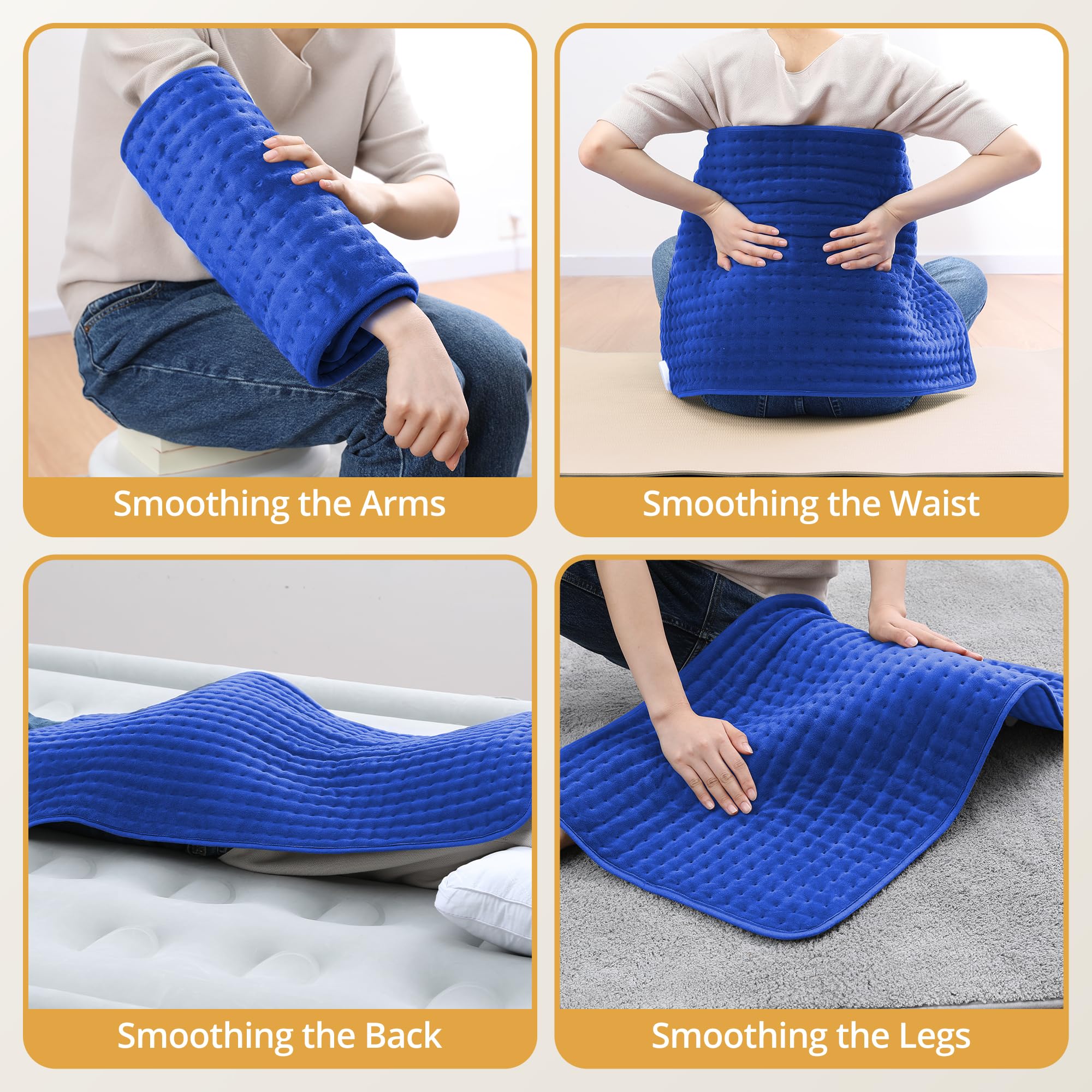 Siinsay heating pad auto-off after 180 minutes for safety.
