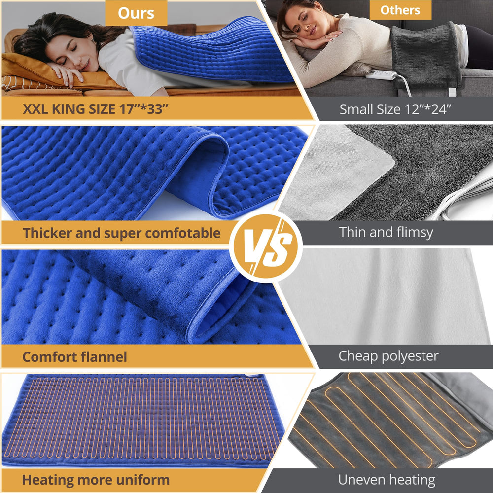 Siinsay heating pad machine washable cover for easy care.