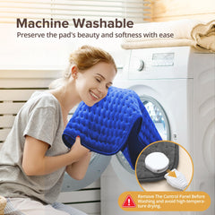 Siinsay heating pad offers moist and dry heat options.