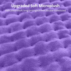 Siinsay heating pad features soft microfibre fabric for cozy comfort.