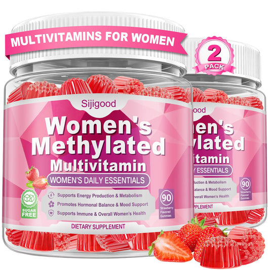Sijigood 180 Count bottle highlights daily energy support for women.